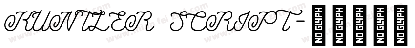 KUNTLER SCRIPT字体转换
